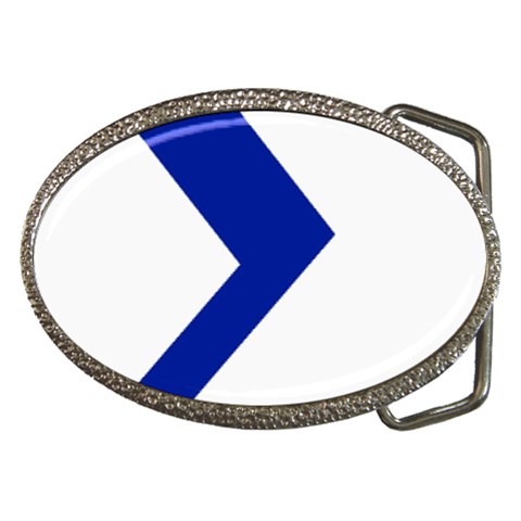 sigma GreekLetters Belt Buckle from ArtsNow.com Front