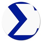 sigma GreekLetters Magnet 5  (Round)