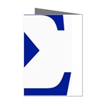 sigma GreekLetters Mini Greeting Cards (Pkg of 8)