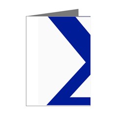 sigma GreekLetters Mini Greeting Cards (Pkg of 8) from ArtsNow.com Right