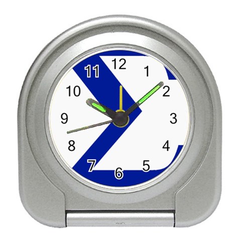 sigma GreekLetters Travel Alarm Clock from ArtsNow.com Front