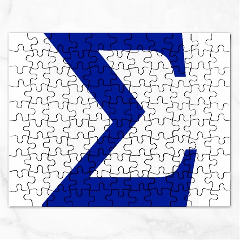 sigma GreekLetters Jigsaw Puzzle (Rectangular) from ArtsNow.com Front
