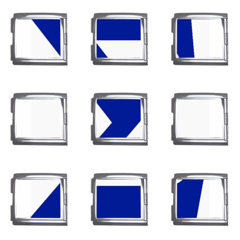 sigma GreekLetters Mega Link Italian Charm (9 pack) from ArtsNow.com Front