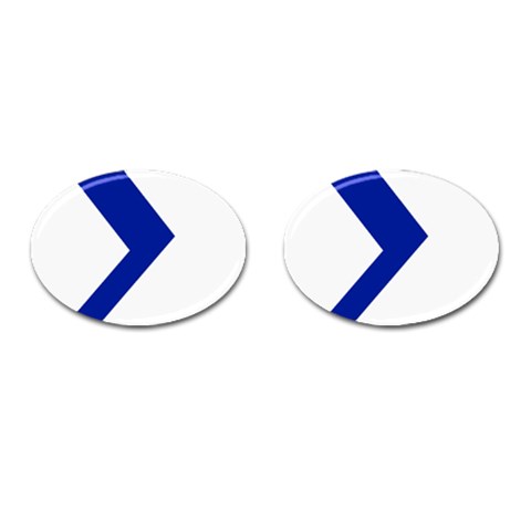 sigma GreekLetters Cufflinks (Oval) from ArtsNow.com Front(Pair)