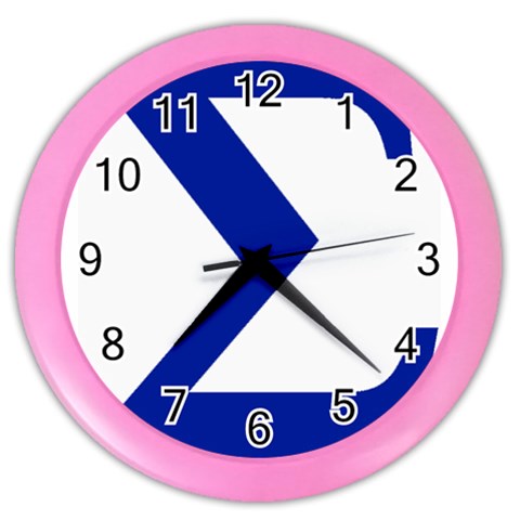 sigma GreekLetters Color Wall Clock from ArtsNow.com Front