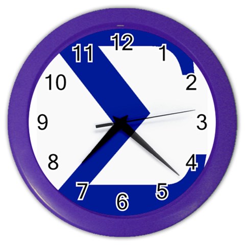 sigma GreekLetters Color Wall Clock from ArtsNow.com Front