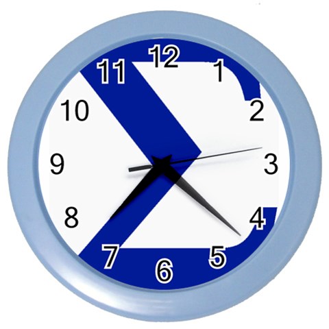 sigma GreekLetters Color Wall Clock from ArtsNow.com Front