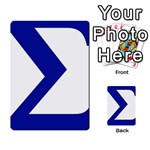 sigma GreekLetters Multi-purpose Cards (Rectangle)