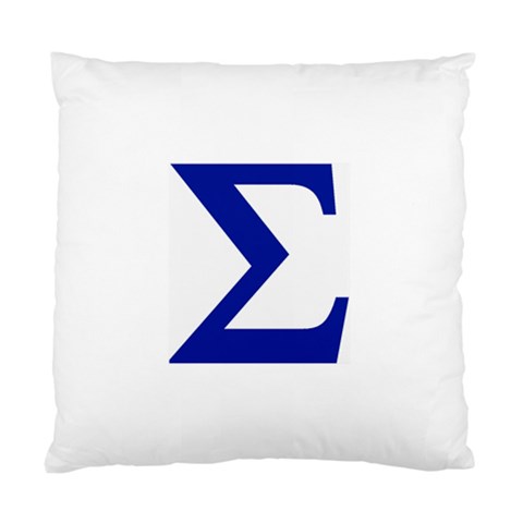 sigma GreekLetters Cushion Case (One Side) from ArtsNow.com Front
