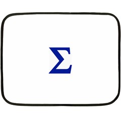 sigma GreekLetters Mini Fleece Blanket(Two Sides) from ArtsNow.com 35 x27  Blanket Front
