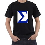 sigma GreekLetters Black T-Shirt