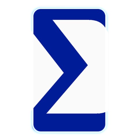 sigma GreekLetters Memory Card Reader (Rectangular) from ArtsNow.com Front