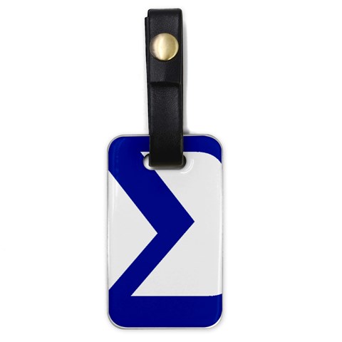 sigma GreekLetters Luggage Tag (one side) from ArtsNow.com Front
