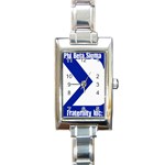 sigma GreekLetter Rectangular Italian Charm Watch
