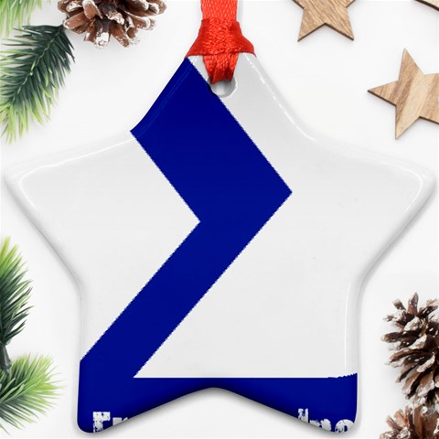 sigma GreekLetter Ornament (Star) from ArtsNow.com Front