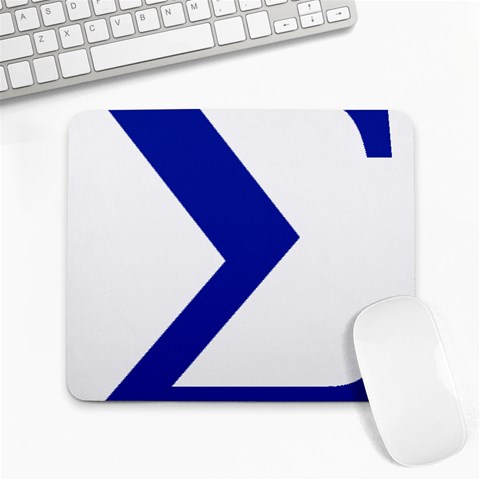 sigma GreekLetter Large Mousepad from ArtsNow.com Front