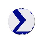 sigma GreekLetter Rubber Coaster (Round)