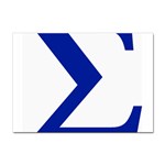 sigma GreekLetter Sticker A4 (10 pack)