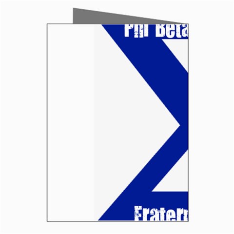 sigma GreekLetter Greeting Card from ArtsNow.com Right