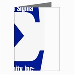 sigma GreekLetter Greeting Cards (Pkg of 8)