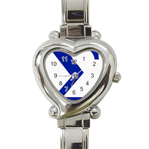 sigma GreekLetter Heart Italian Charm Watch from ArtsNow.com Front