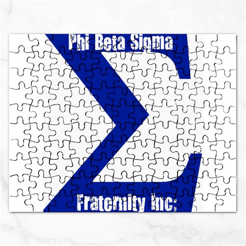 sigma GreekLetter Jigsaw Puzzle (Rectangular) from ArtsNow.com Front