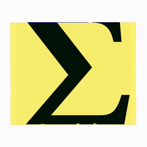 sigma GreekLetter Glasses Cloth (Small) from ArtsNow.com Front