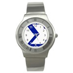 sigma GreekLetter Stainless Steel Watch