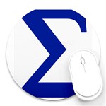 sigma Greek Round Mousepad