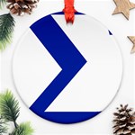 sigma Greek Ornament (Round)