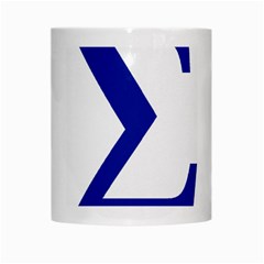 sigma Greek White Mug from ArtsNow.com Center