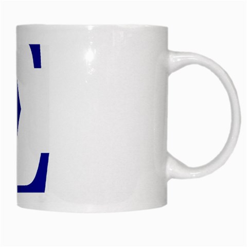 sigma Greek White Mug from ArtsNow.com Right