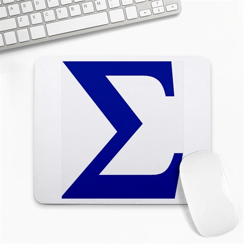 sigma Greek Large Mousepad from ArtsNow.com Front