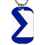 sigma Greek Dog Tag (Two Sides)