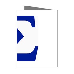 sigma Greek Mini Greeting Cards (Pkg of 8) from ArtsNow.com Left