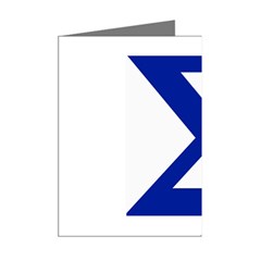 sigma Greek Mini Greeting Cards (Pkg of 8) from ArtsNow.com Right