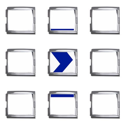 sigma Greek Mega Link Italian Charm (9 pack) from ArtsNow.com Front