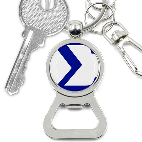 sigma Greek Bottle Opener Key Chain from ArtsNow.com Front