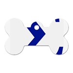 sigma Greek Dog Tag Bone (One Side)