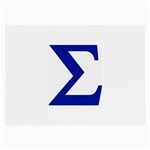 sigma Greek Glasses Cloth (Large, Two Sides)