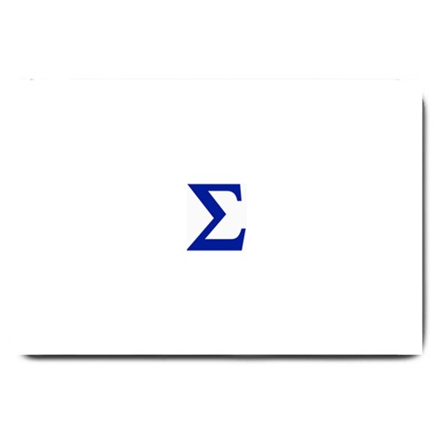sigma Greek Large Doormat from ArtsNow.com 30 x20  Door Mat