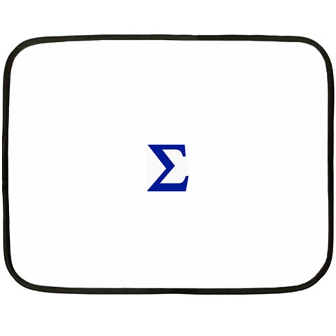 sigma Greek Mini Fleece Blanket(Two Sides) from ArtsNow.com 35 x27  Blanket Front