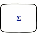 sigma Greek Mini Fleece Blanket(Two Sides)