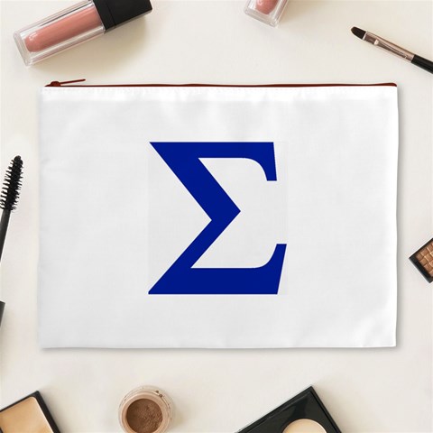sigma Greek Cosmetic Bag (XL) from ArtsNow.com Front