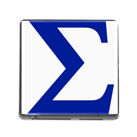 sigma Greek Memory Card Reader with Storage (Square) from ArtsNow.com Front