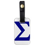 sigma Greek Luggage Tag (one side)