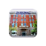 sigma 12th_Street_YMCA_Building- Rubber Square Coaster (4 pack)
