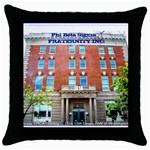 sigma 12th_Street_YMCA_Building- Throw Pillow Case (Black)