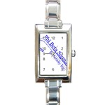 sigma 4_canes_peppermint_single Rectangular Italian Charm Watch