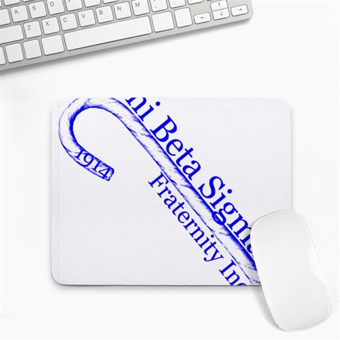 sigma 4_canes_peppermint_single Small Mousepad from ArtsNow.com Front